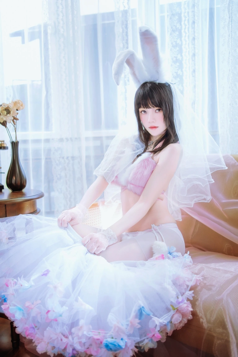 桜桃喵《花嫁兔》写真图集 54P+2V｜在线预览与图包下载