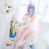 星之迟迟《碧蓝航线 花园兔女郎》写真图集 37P｜在线预览与图包下载