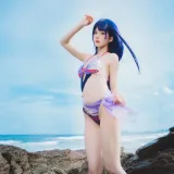 桜桃喵《雷电将军 泳装》写真图集 28P｜在线预览与图包下载