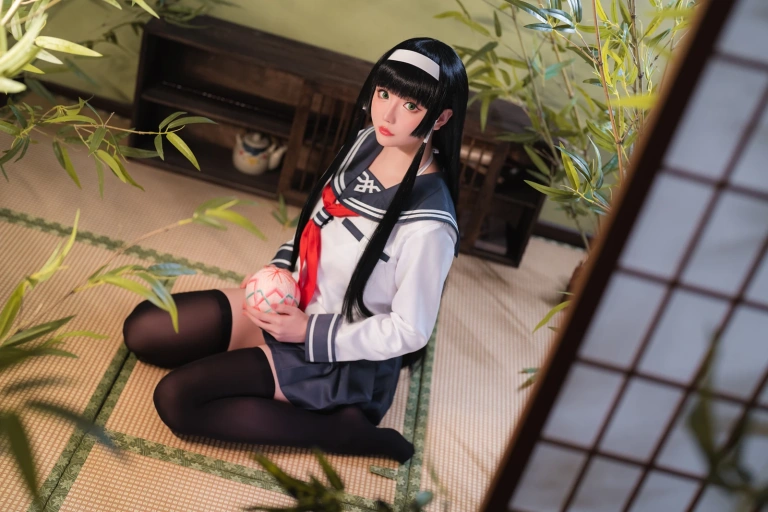 星之迟迟《2022月度计划 9月套图B 莲花JK》写真图集 36P｜在线预览与图包下载