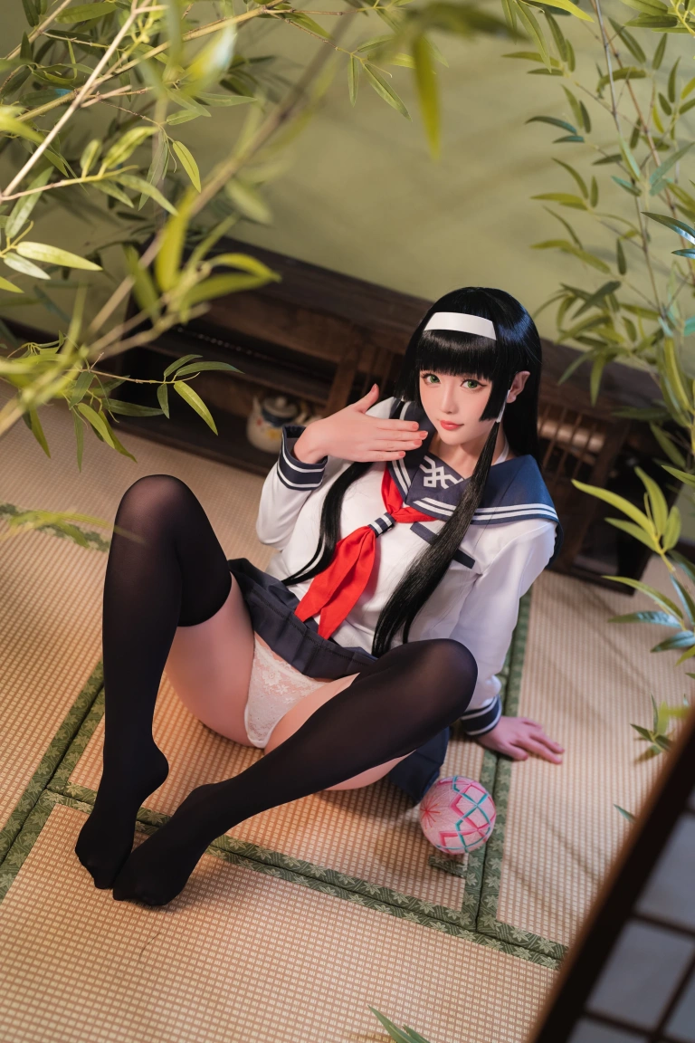 星之迟迟《2022月度计划 9月套图B 莲花JK》写真图集 36P｜在线预览与图包下载