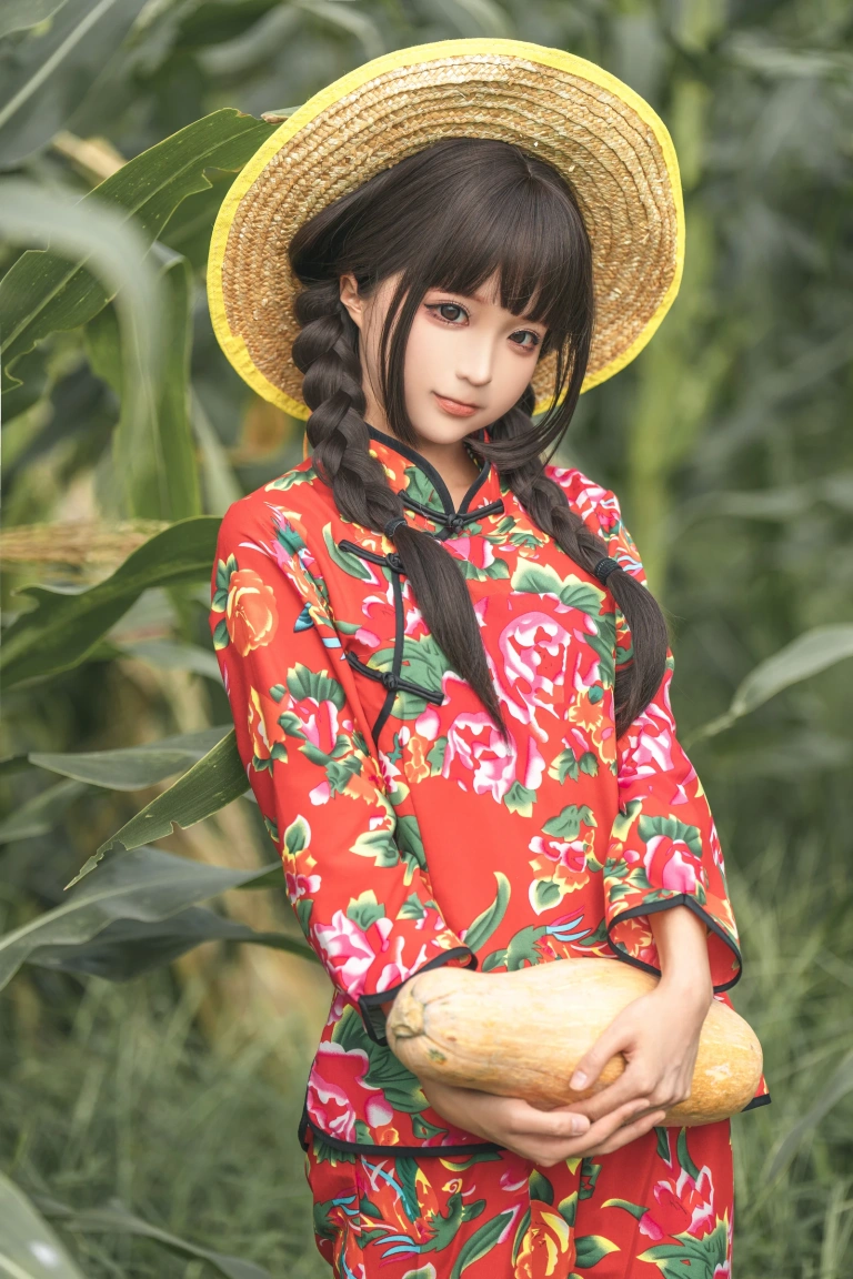 蠢沫沫《苞米地的故事》写真图集 50P｜在线预览与图包下载