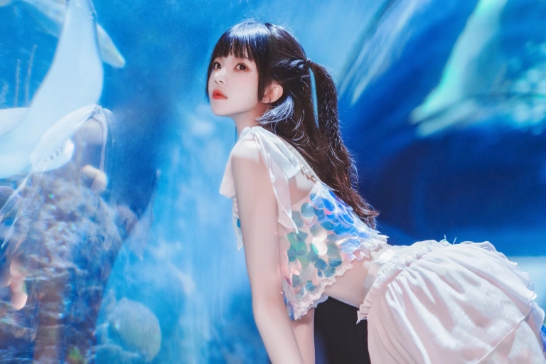 桜桃喵《水族馆》写真图集 15P｜在线预览与图包下载