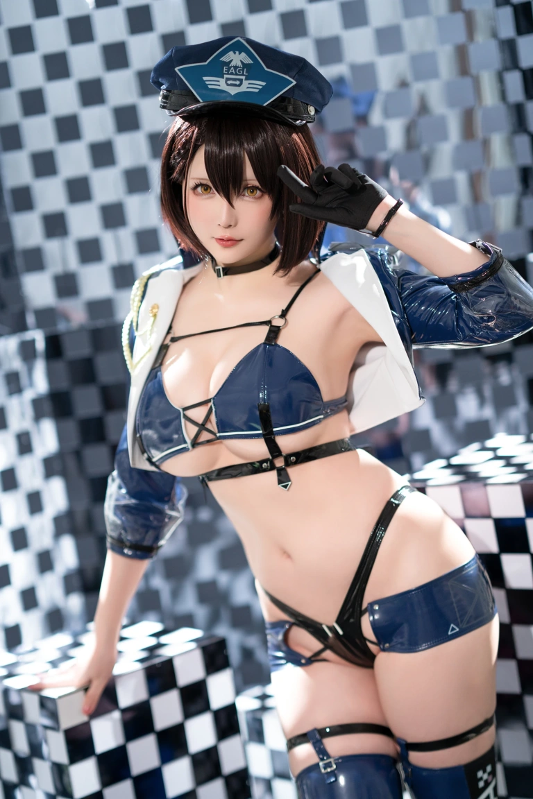 星之迟迟《2023年3月计划B 碧蓝航线 巴尔的摩赛车服》写真图集 51P+1V｜在线预览与图包下载