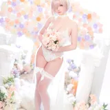 星之迟迟《2023年3月计划C FGO 玛修婚纱》写真图集 78P+1V｜在线预览与图包下载