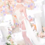 星之迟迟《2023年3月计划C FGO 玛修婚纱》写真图集 78P+1V｜在线预览与图包下载