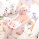 星之迟迟《2023年3月计划C FGO 玛修婚纱》写真图集 78P+1V｜在线预览与图包下载