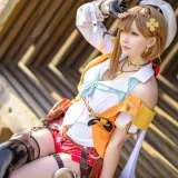 星之迟迟《2023年4月计划A 莱莎的炼金工坊2 莱莎》写真图集 38P｜在线预览与图包下载