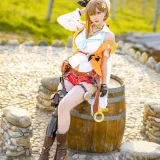 星之迟迟《2023年4月计划A 莱莎的炼金工坊2 莱莎》写真图集 38P｜在线预览与图包下载