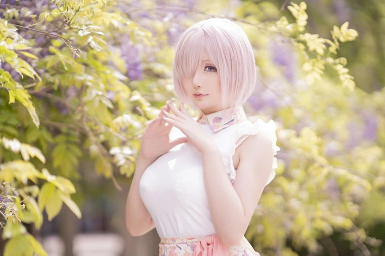 星之迟迟《2023年3月计划C 赠品 Fgo-玛修》写真图集 25P｜在线预览与图包下载