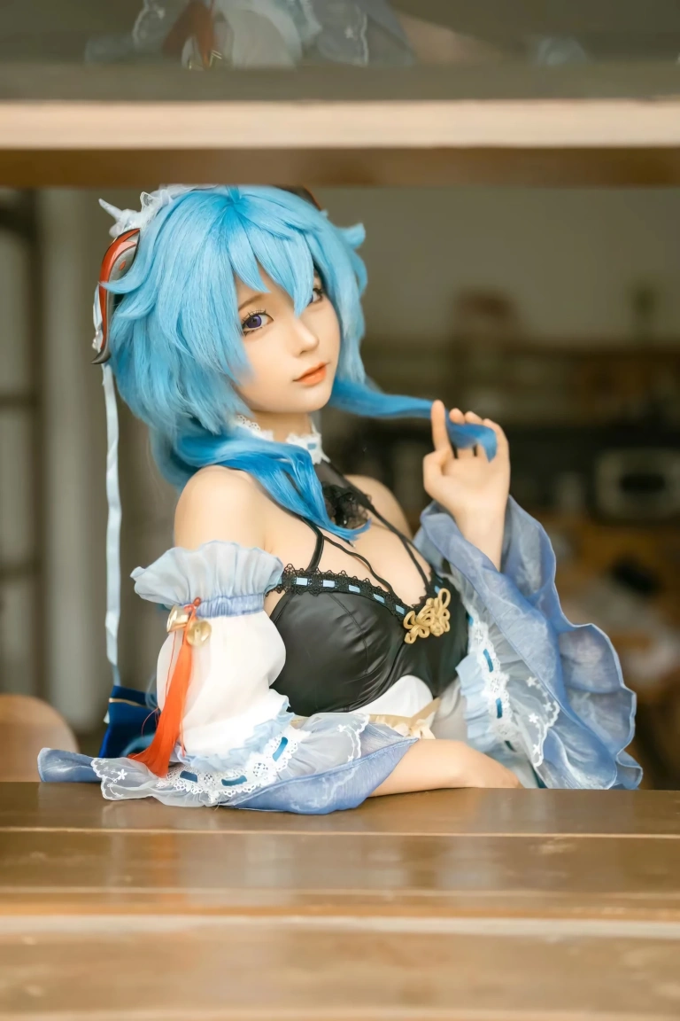 蠢沫沫《甘雨女仆》写真图集 14P｜在线预览与图包下载