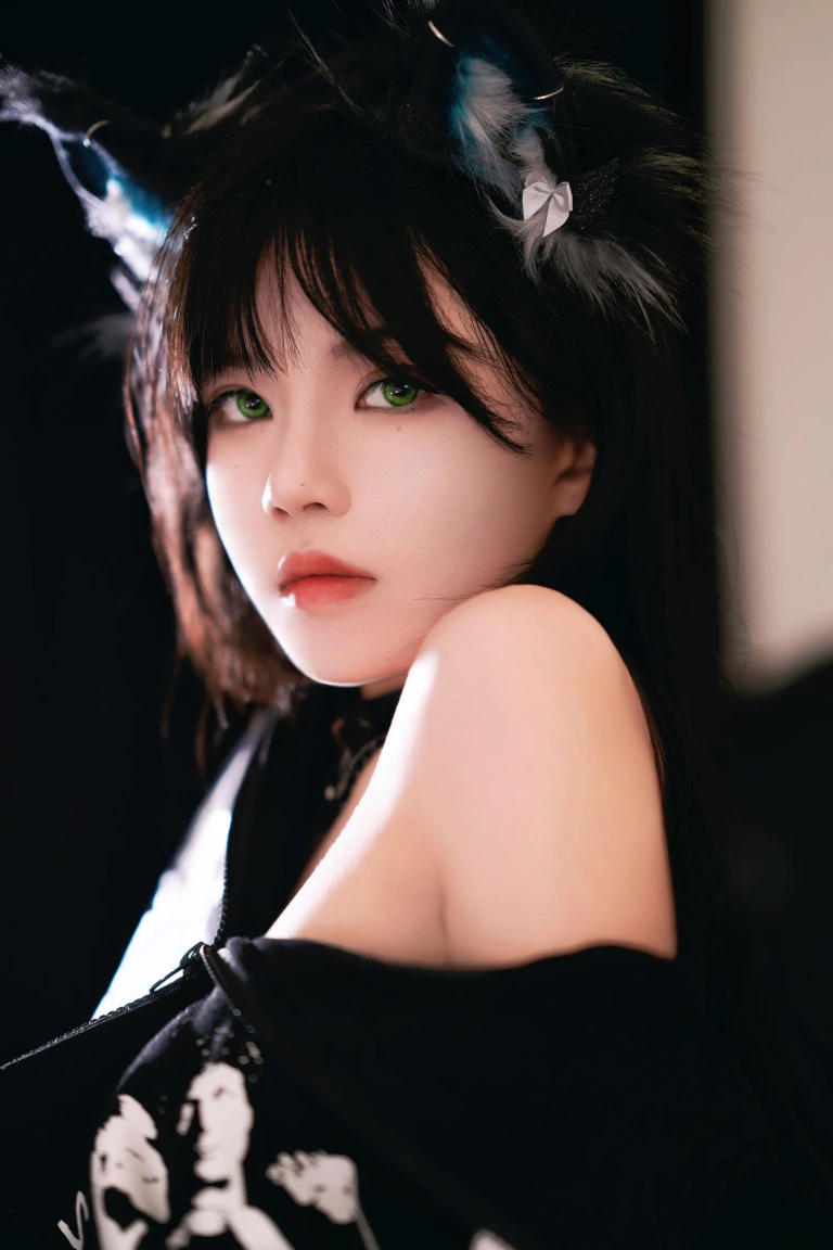 桜桃喵《缅因猫猫（a+b）》写真图集 47P｜在线预览与图包下载