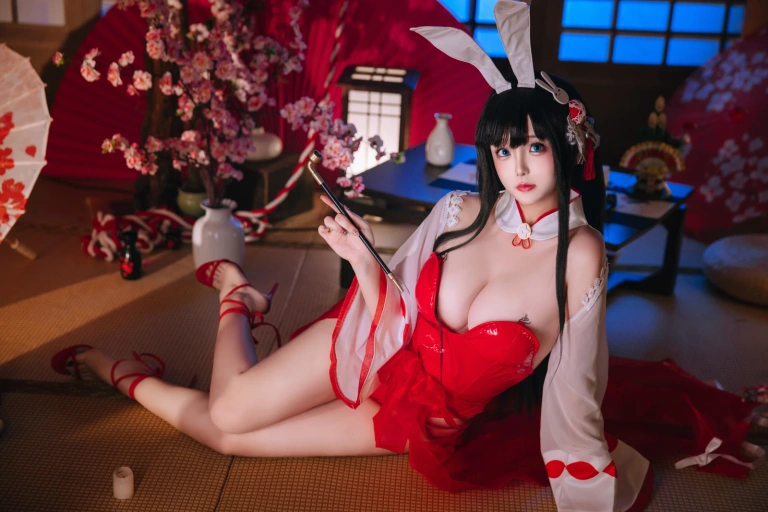 日奈娇(椎名莜)《碧蓝航线 大山兔女郎》写真图集 46P｜在线预览与图包下载