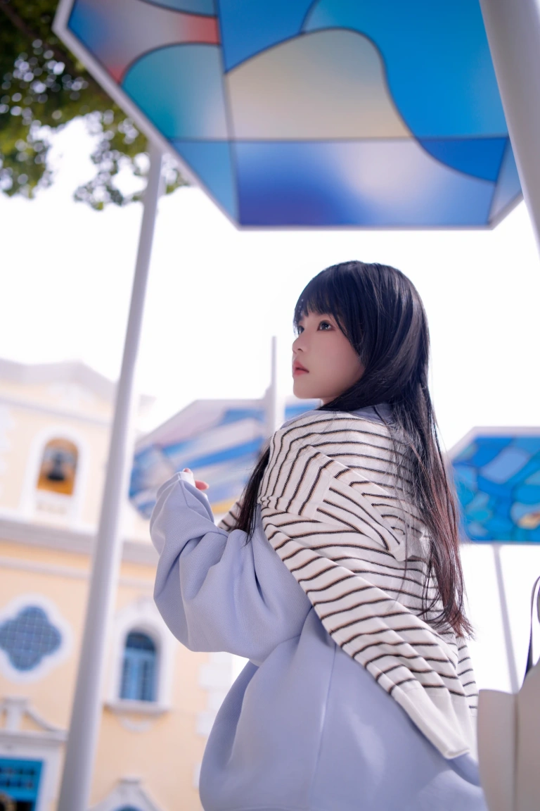 桜桃喵《蓝》写真图集 20P｜在线预览与图包下载