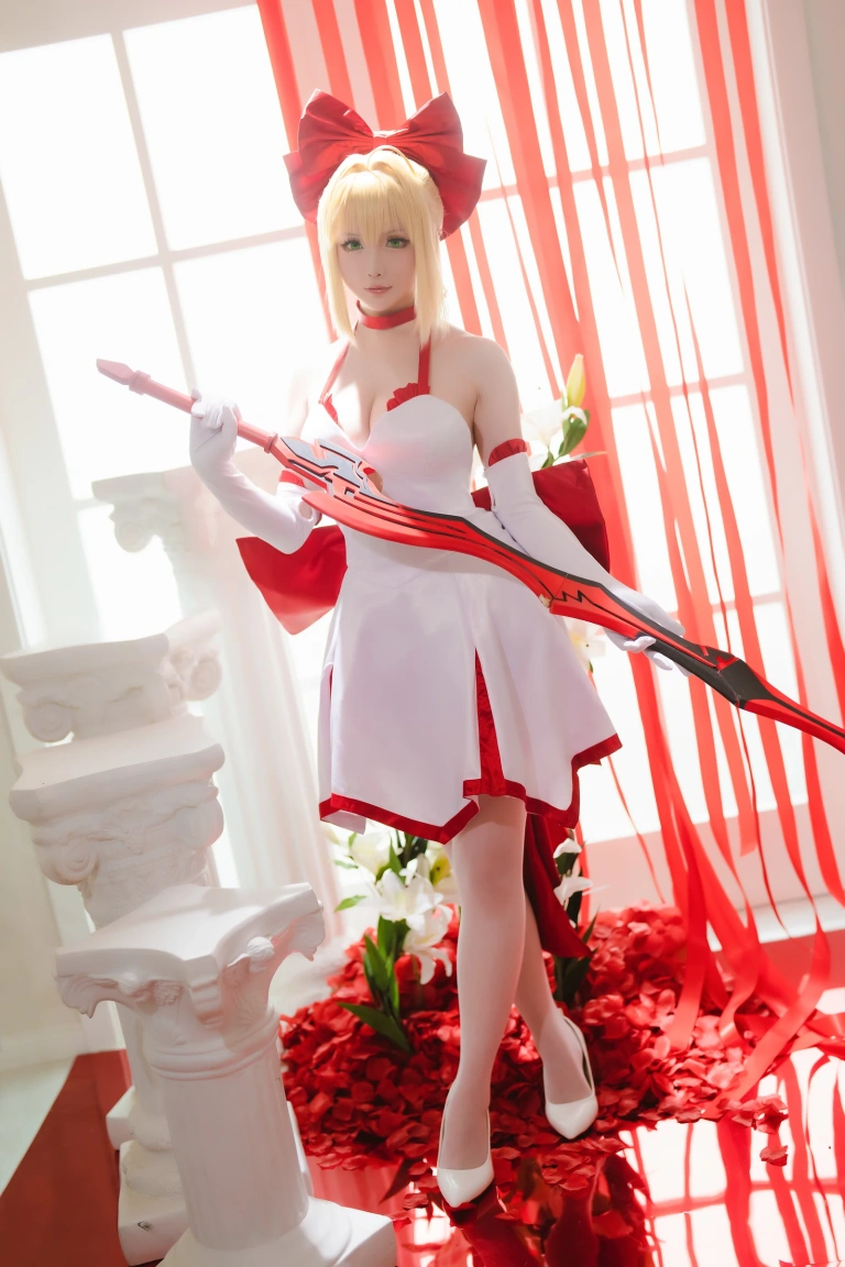 星之迟迟《2023年6月计划A FATE EXTELLA 尼禄》写真图集 43P｜在线预览与图包下载