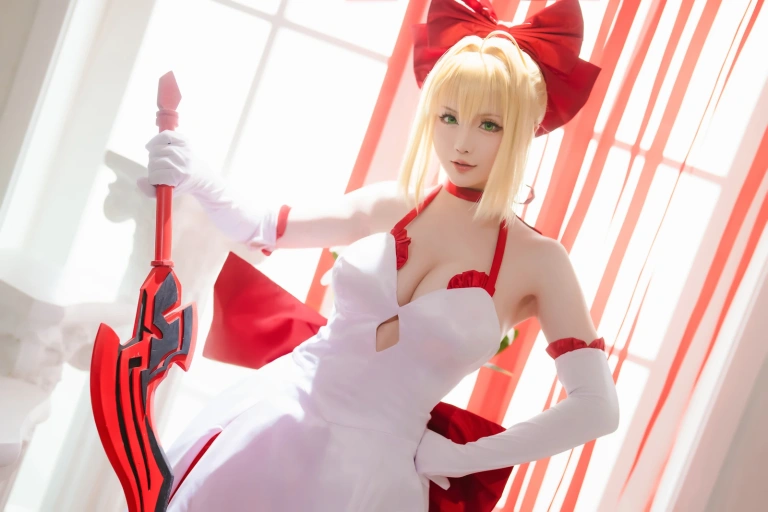 星之迟迟《2023年6月计划A FATE EXTELLA 尼禄》写真图集 43P｜在线预览与图包下载