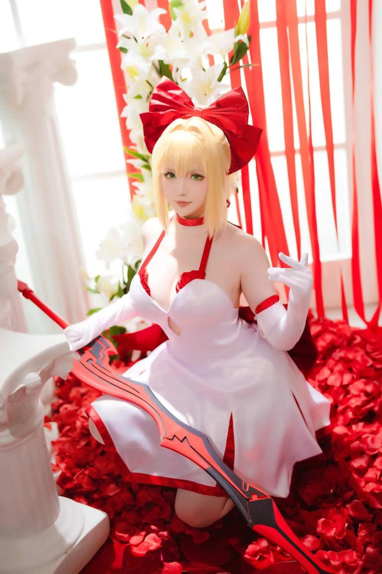 星之迟迟《2023年6月计划A FATE EXTELLA 尼禄》写真图集 43P｜在线预览与图包下载