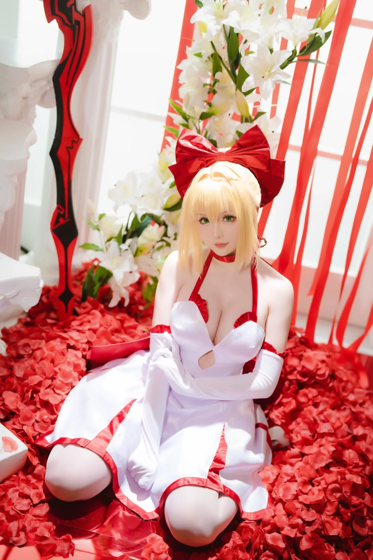 星之迟迟《2023年6月计划A FATE EXTELLA 尼禄》写真图集 43P｜在线预览与图包下载