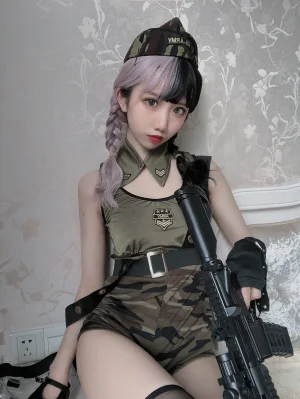 果咩酱《战地甜心》写真图集 20P+5V｜在线预览与图包下载