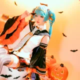 星之迟迟《2023年10月计划 赠品 万圣节MIKU》写真图集 53P｜在线预览与图包下载