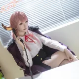 星之迟迟《2023年10月计划B 碧蓝档案-陆八魔爱露》写真图集 90P｜在线预览与图包下载