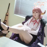 星之迟迟《2023年10月计划B 碧蓝档案-陆八魔爱露》写真图集 90P｜在线预览与图包下载