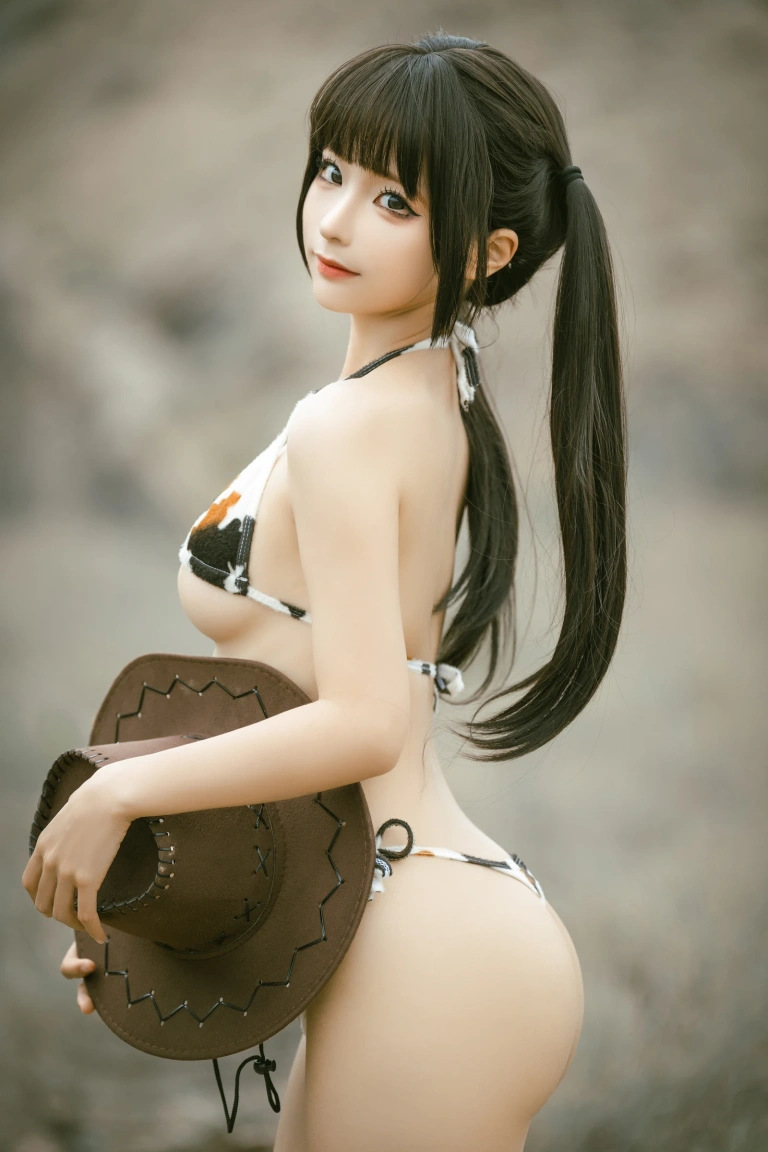 蠢沫沫《比基尼牛仔》写真图集 17P｜在线预览与图包下载