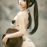 蠢沫沫《比基尼牛仔》写真图集 17P｜在线预览与图包下载