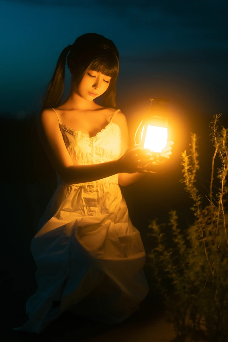 蠢沫沫《海岸昏灯》写真图集 22P｜在线预览与图包下载