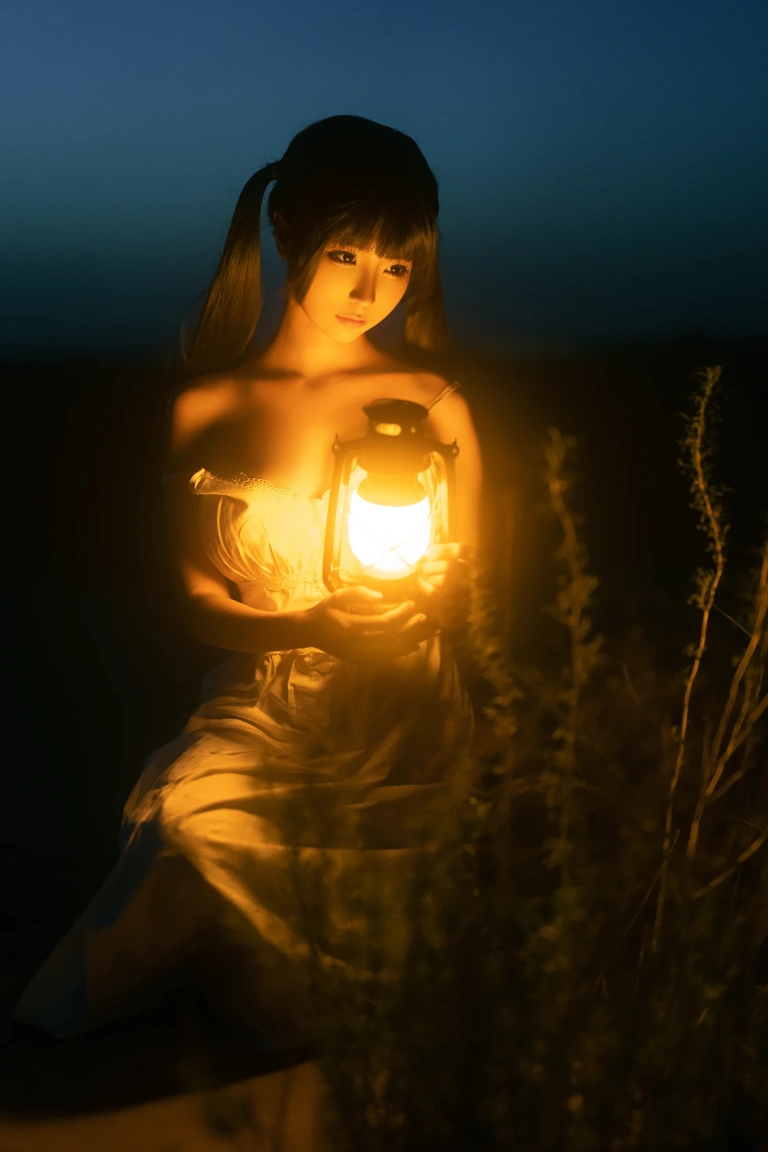 蠢沫沫《海岸昏灯》写真图集 22P｜在线预览与图包下载