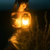 蠢沫沫《海岸昏灯》写真图集 22P｜在线预览与图包下载