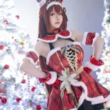星之迟迟《2023年12月计划A 赛马娘 大和赤骥 圣诞衣装》写真图集 47P｜在线预览与图包下载