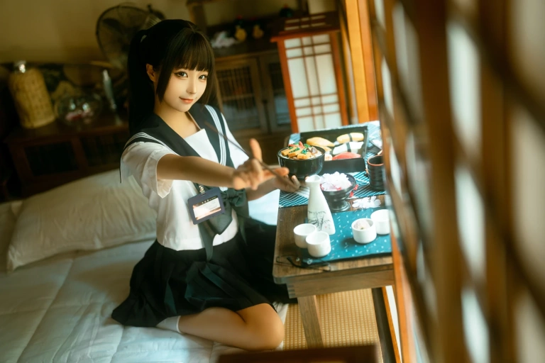 蠢沫沫《居家学妹》写真图集 22P｜在线预览与图包下载