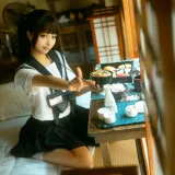 蠢沫沫《居家学妹》写真图集 22P｜在线预览与图包下载