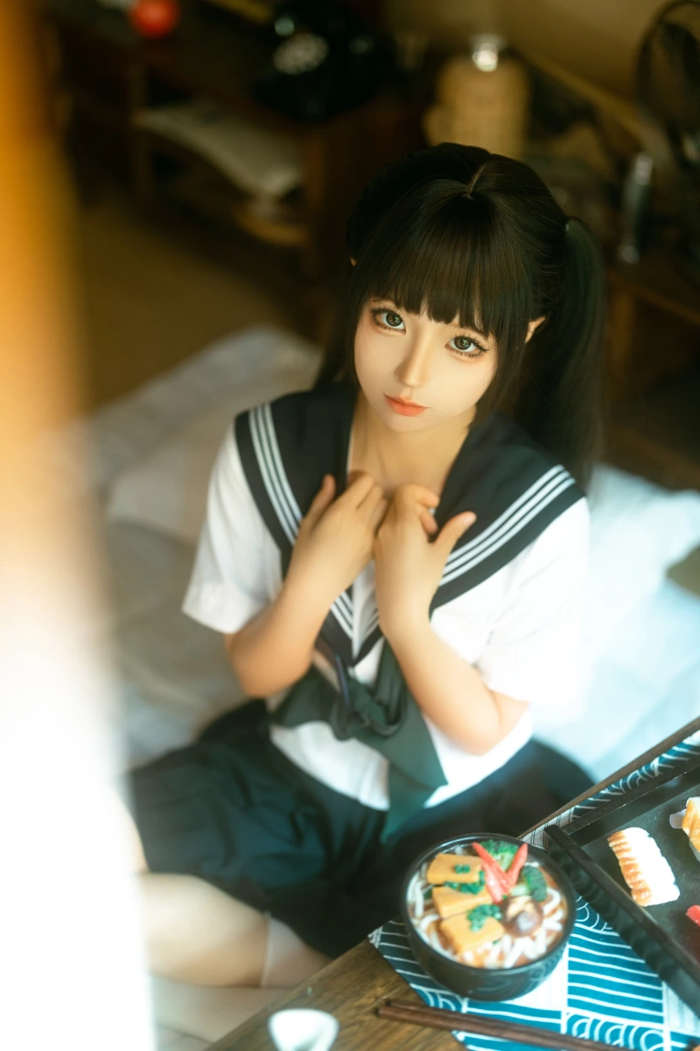 蠢沫沫《居家学妹》写真图集 22P｜在线预览与图包下载
