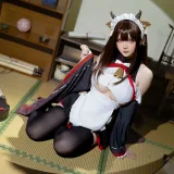 星之迟迟《2023年12月计划B 碧蓝航线 樫野 女仆》写真图集 78P+3V｜在线预览与图包下载
