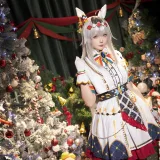 星之迟迟《2023年12月计划赠品 赛马娘 小栗帽 圣诞衣装》写真图集 48P｜在线预览与图包下载