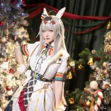 星之迟迟《2023年12月计划赠品 赛马娘 小栗帽 圣诞衣装》写真图集 48P｜在线预览与图包下载