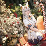 星之迟迟《2023年12月计划赠品 赛马娘 小栗帽 圣诞衣装》写真图集 48P｜在线预览与图包下载