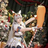 星之迟迟《2023年12月计划赠品 赛马娘 小栗帽 圣诞衣装》写真图集 48P｜在线预览与图包下载