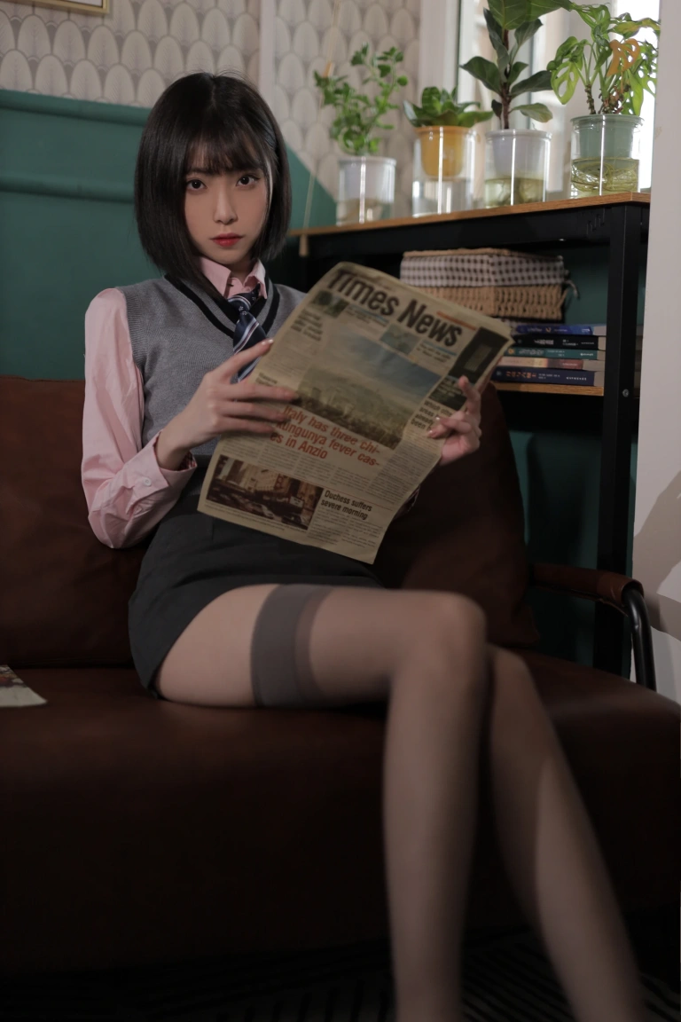 许岚《韩系制服》写真图集 40P｜在线预览与图包下载