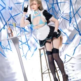 星之迟迟《2023年12月计划C 蔚蓝档案 一之濑明日奈同人女仆》写真图集 91P｜在线预览与图包下载