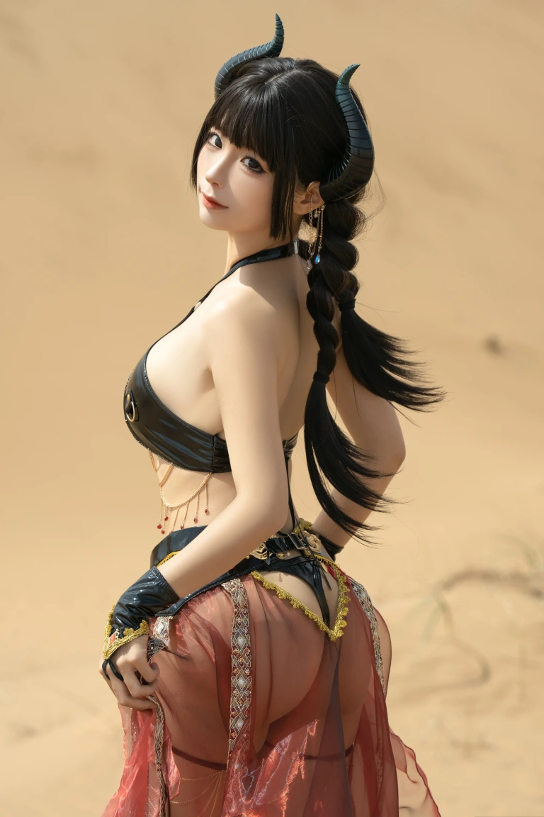 蠢沫沫《沙漠魅魔》写真图集 9P｜在线预览与图包下载