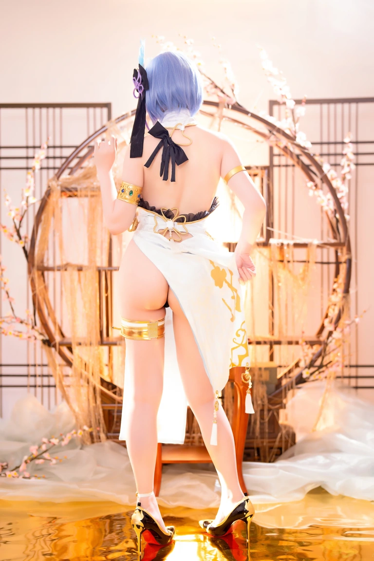 星之迟迟《2024年01月计划B RE：0 蕾姆 旗袍ver》写真图集 76P｜在线预览与图包下载