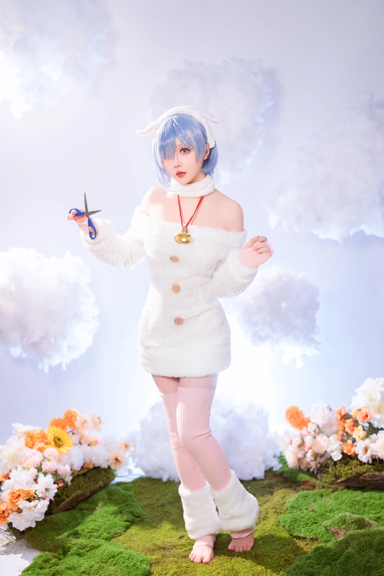 星之迟迟《2024年01月计划赠品 RE：0 蕾姆 绵羊ver》写真图集 38P｜在线预览与图包下载