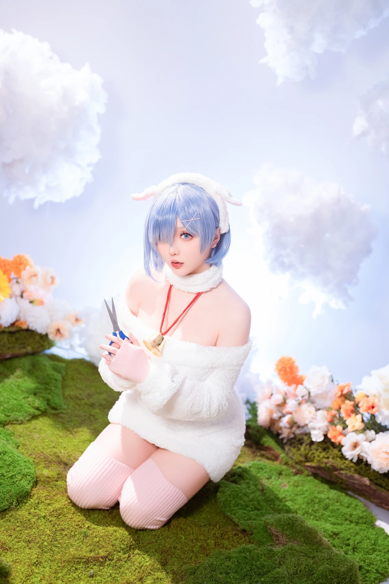 星之迟迟《2024年01月计划赠品 RE：0 蕾姆 绵羊ver》写真图集 38P｜在线预览与图包下载