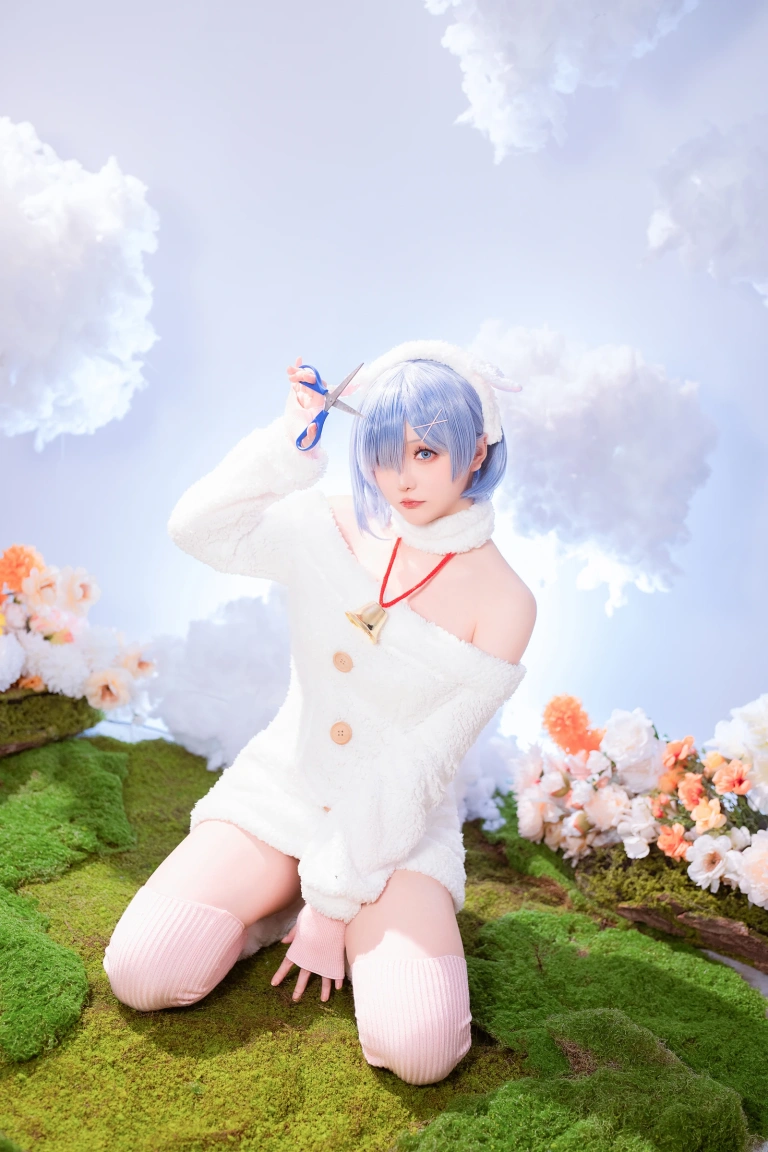 星之迟迟《2024年01月计划赠品 RE：0 蕾姆 绵羊ver》写真图集 38P｜在线预览与图包下载
