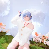 星之迟迟《2024年01月计划赠品 RE：0 蕾姆 绵羊ver》写真图集 38P｜在线预览与图包下载