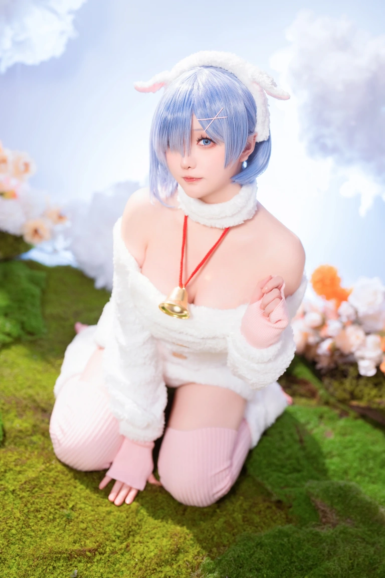 星之迟迟《2024年01月计划赠品 RE：0 蕾姆 绵羊ver》写真图集 38P｜在线预览与图包下载