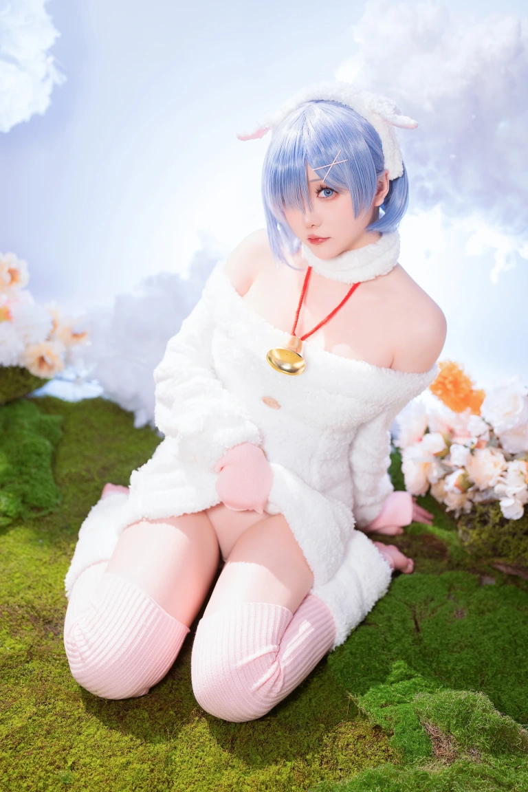 星之迟迟《2024年01月计划赠品 RE：0 蕾姆 绵羊ver》写真图集 38P｜在线预览与图包下载